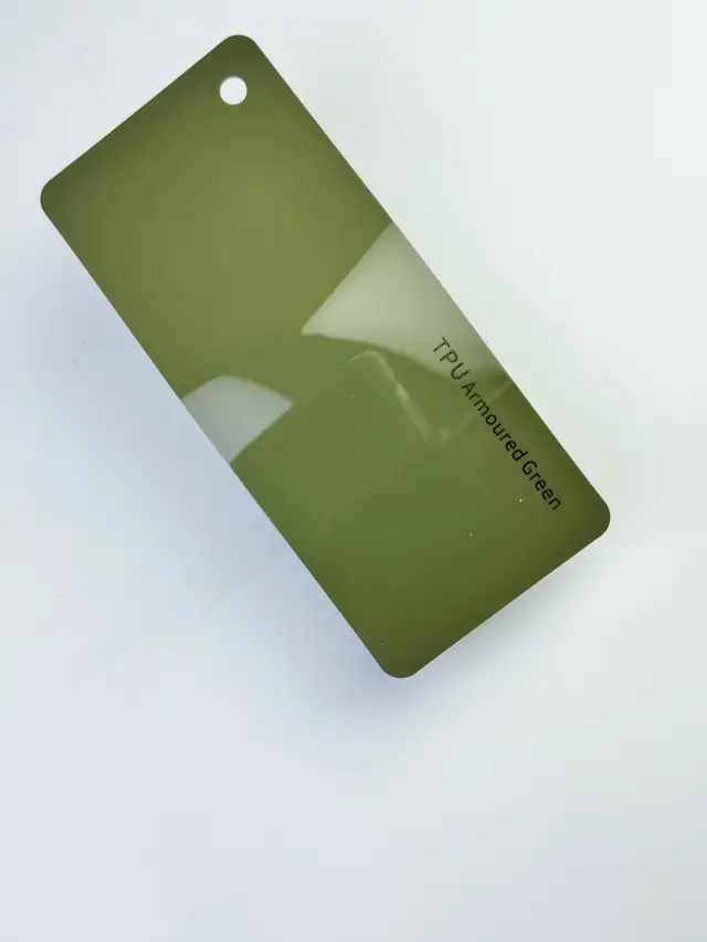 Armoured Green PureShield colour PPF swatch