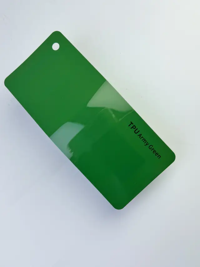 Army Green PureShield colour PPF swatch