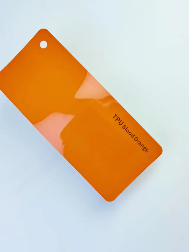Blood Orange PureShield colour PPF swatch