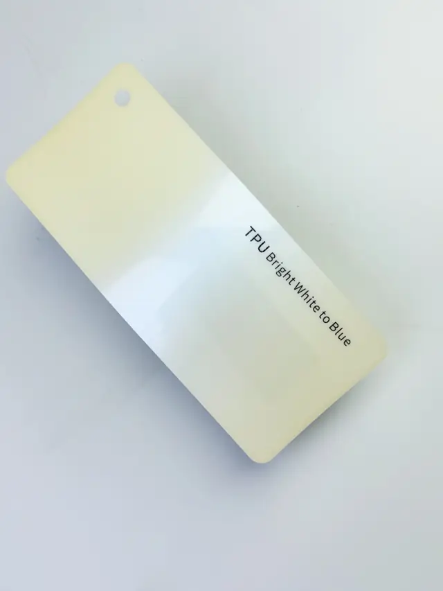 Bright White to Blue PureShield colour PPF swatch