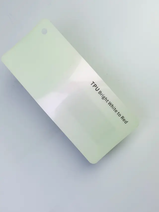 Bright White to Red PureShield colour PPF swatch