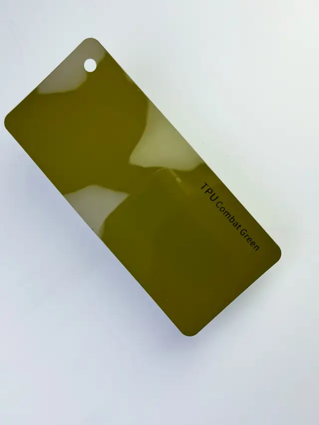 Combat Green PureShield colour PPF swatch