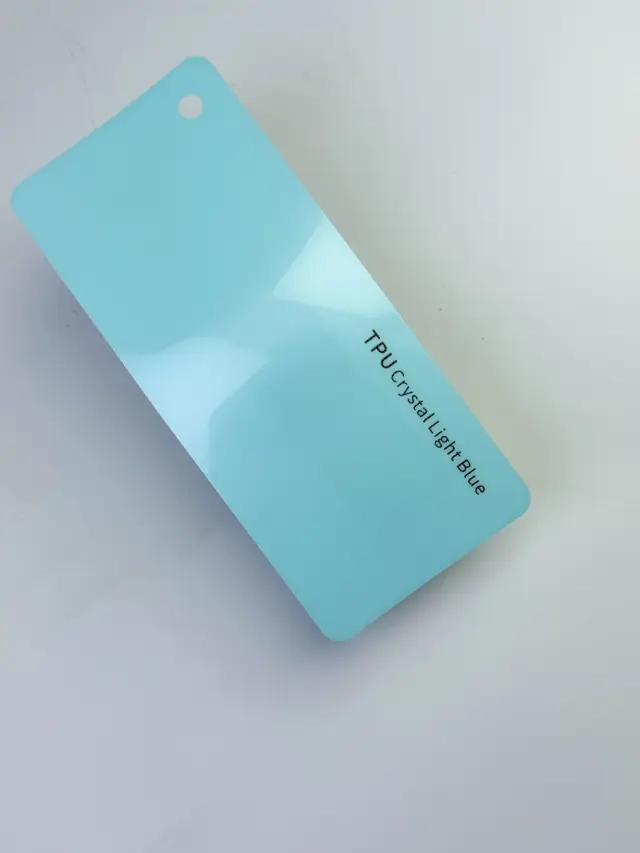 Crystal Light Blue PureShield colour PPF swatch