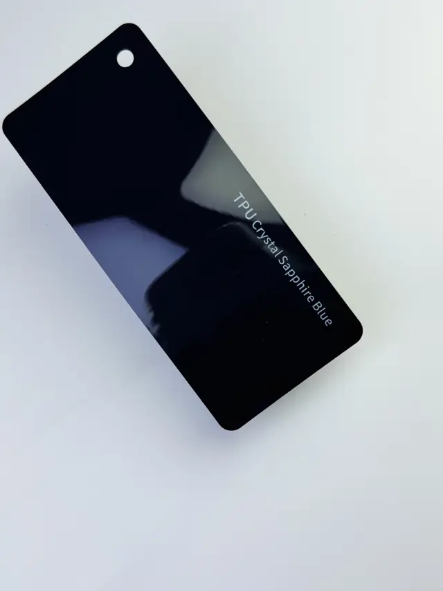 Crystal Sapphire Blue PureShield colour PPF swatch