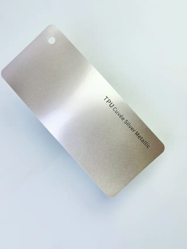 Cuvée Silver Metallic PureShield colour PPF swatch