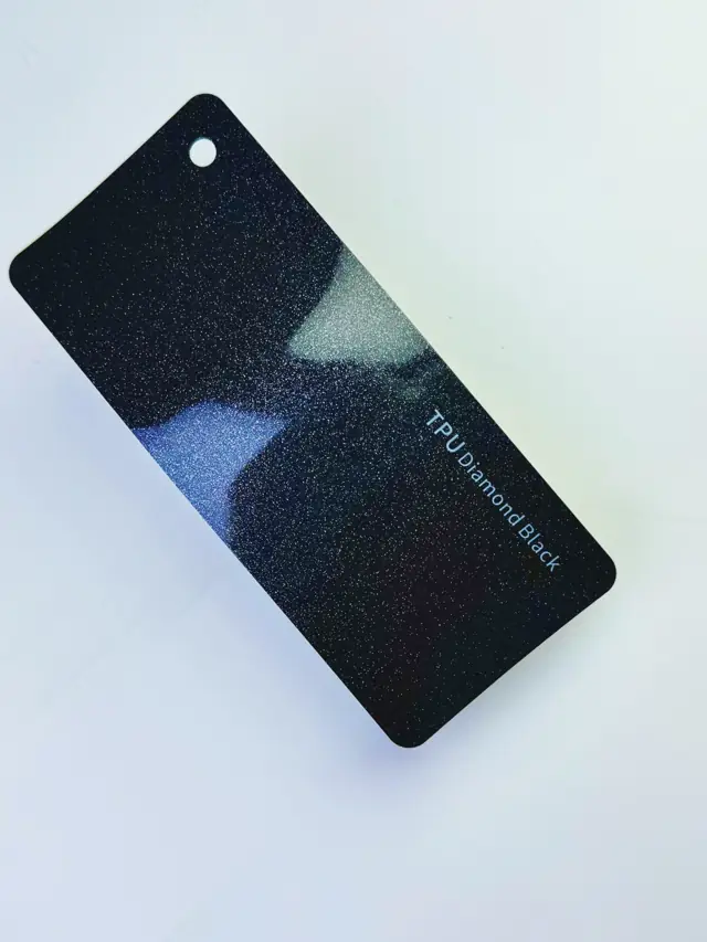 Diamond Black PureShield colour PPF swatch