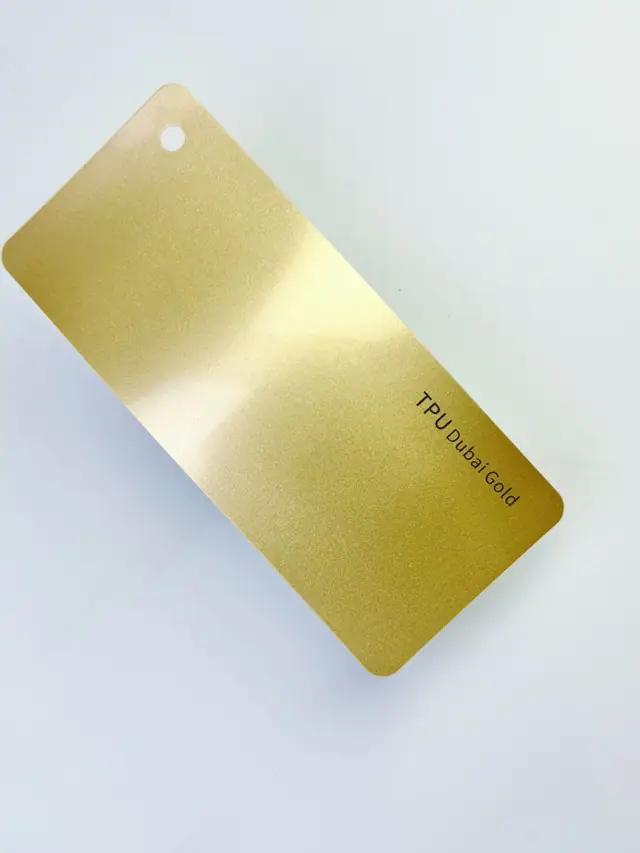 Dubai Gold PureShield colour PPF swatch