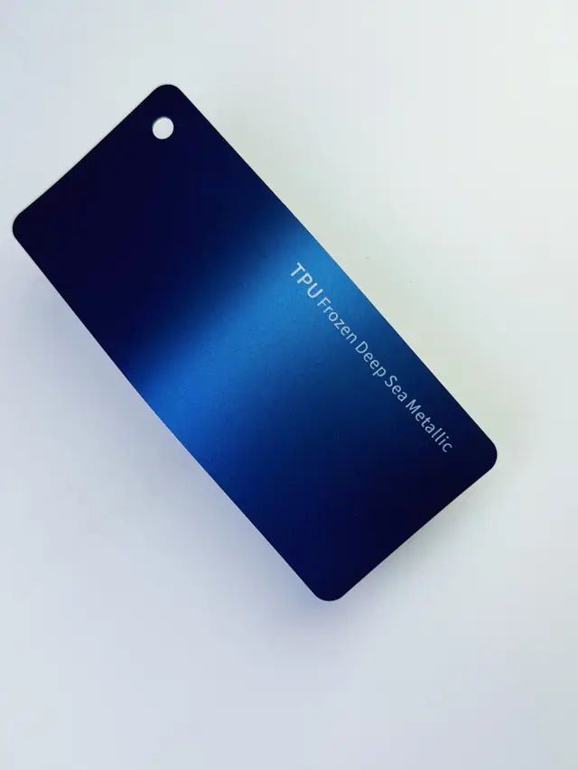 Frozen Deep Sea Metallic PureShield colour PPF swatch
