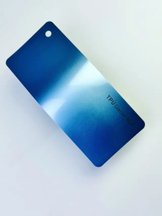 Glacier Blue PureShield colour PPF swatch
