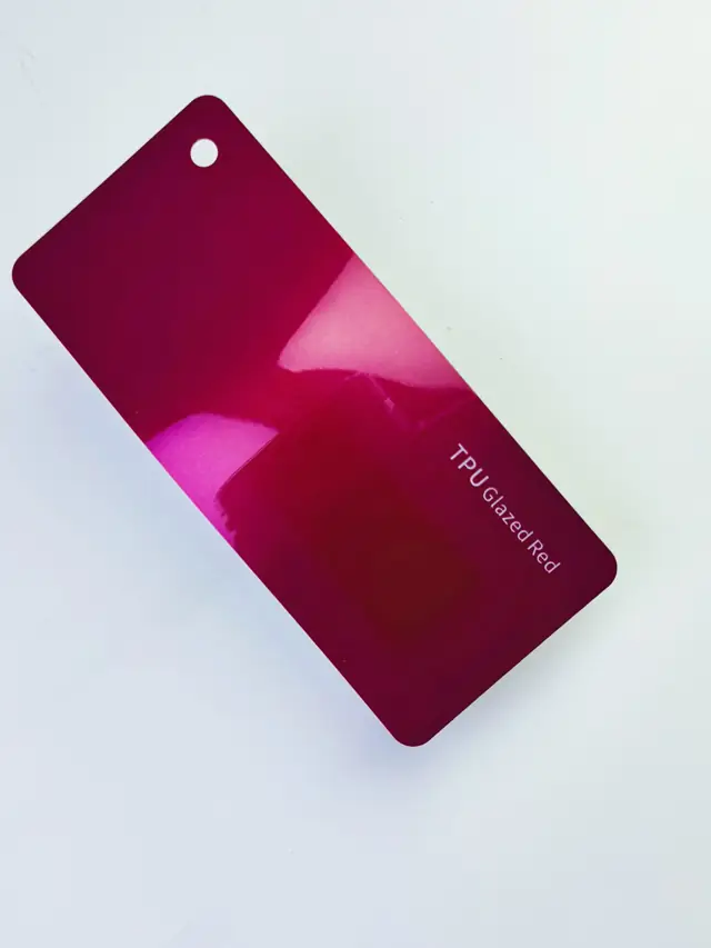 Glazed Red PureShield colour PPF swatch