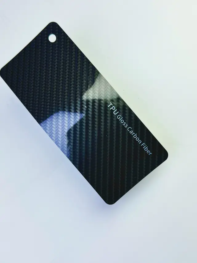 Gloss Carbon Fiber PureShield colour PPF swatch