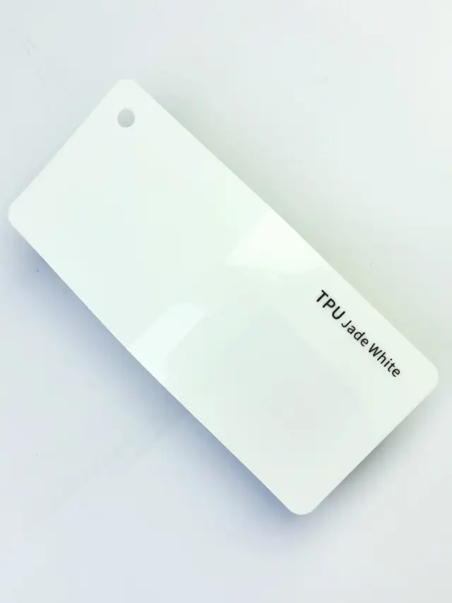 Jade White PureShield colour PPF swatch