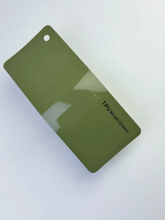 Khaki Green PureShield colour PPF swatch