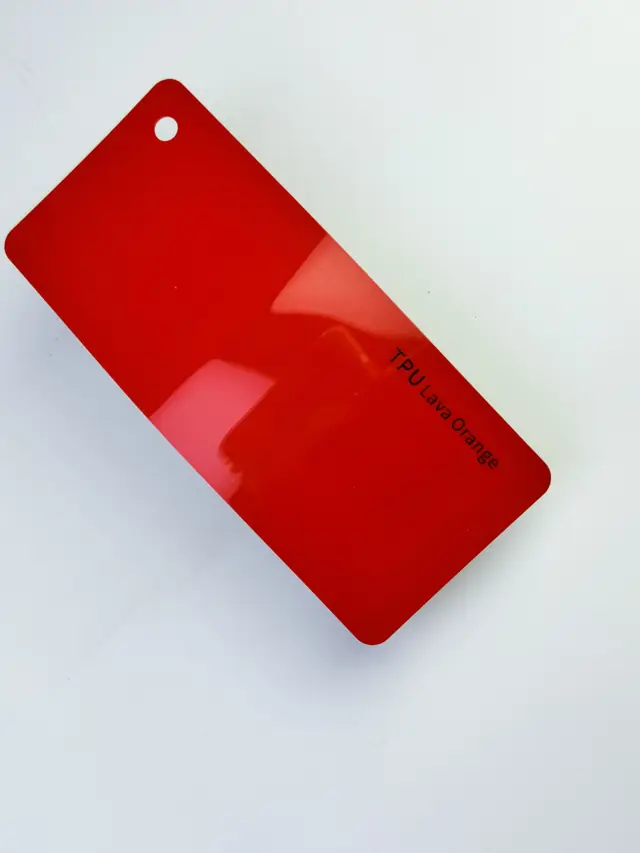 Lava Orange PureShield colour PPF swatch