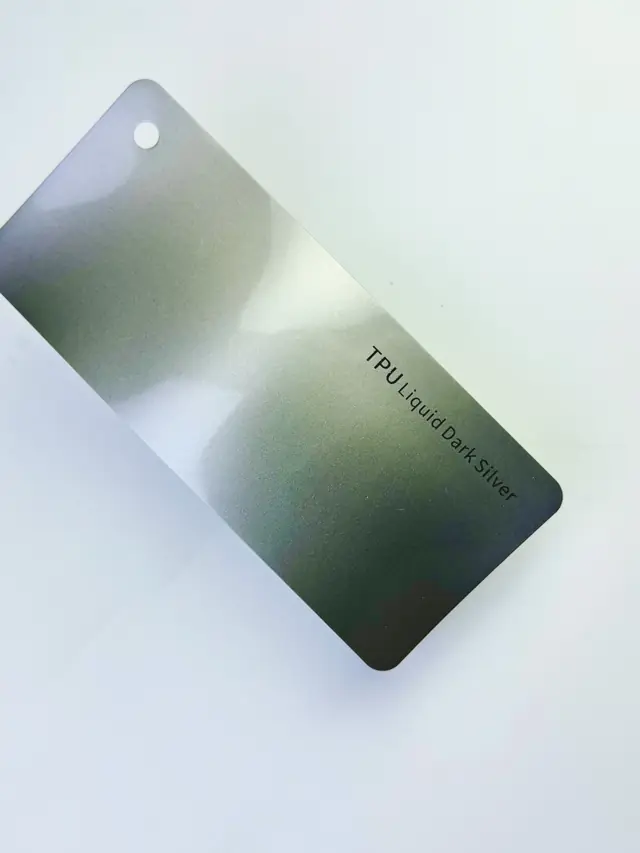Liquid Dark Silver PureShield colour PPF swatch