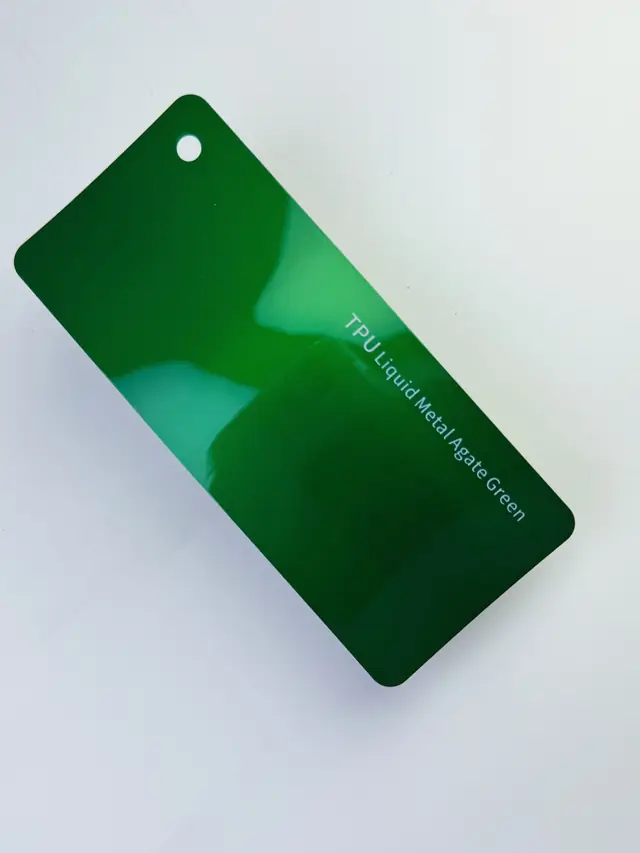 Liquid Metal Agate Green PureShield colour PPF swatch