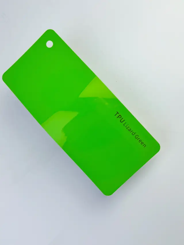 Lizard Green PureShield colour PPF swatch