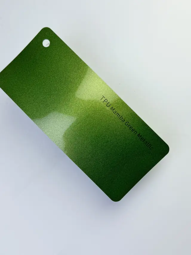 Mamba Green Metallic PureShield colour PPF swatch