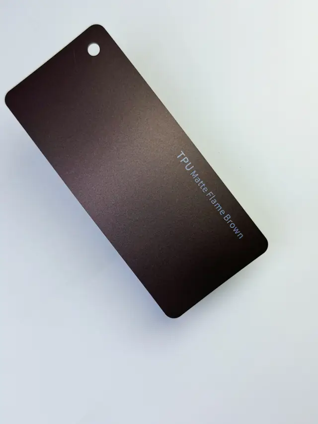 Matte Flame Brown PureShield colour PPF swatch