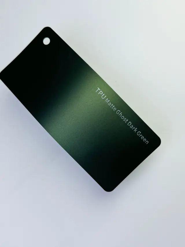 Matte Ghost Dark Green PureShield colour PPF swatch