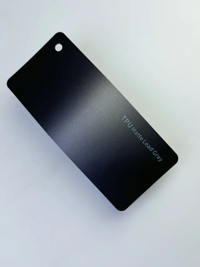 Matte Lead Gray PureShield colour PPF swatch