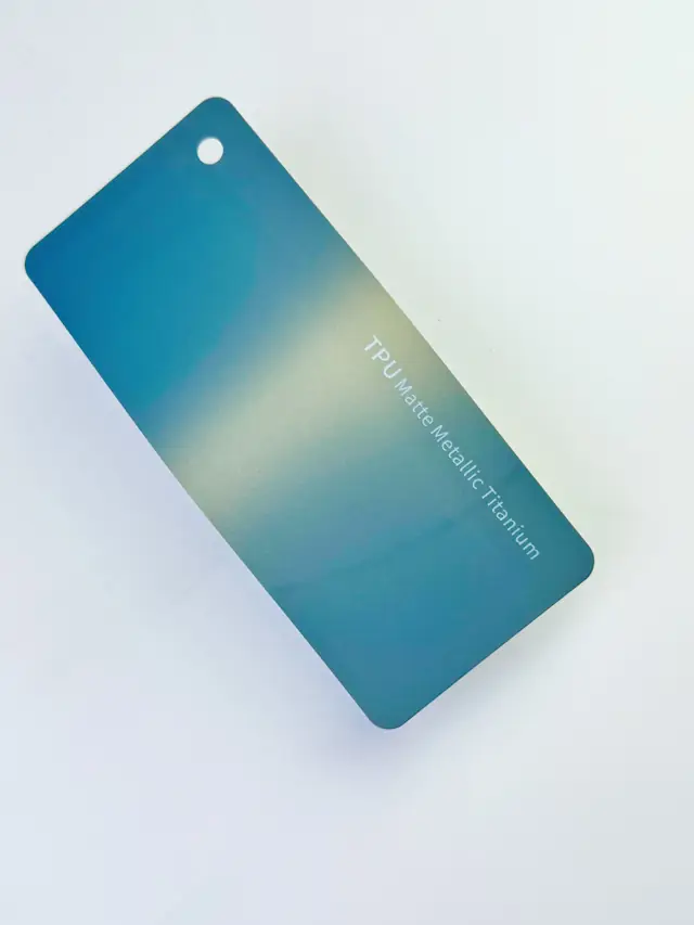 Matte Metallic Titanium PureShield colour PPF swatch