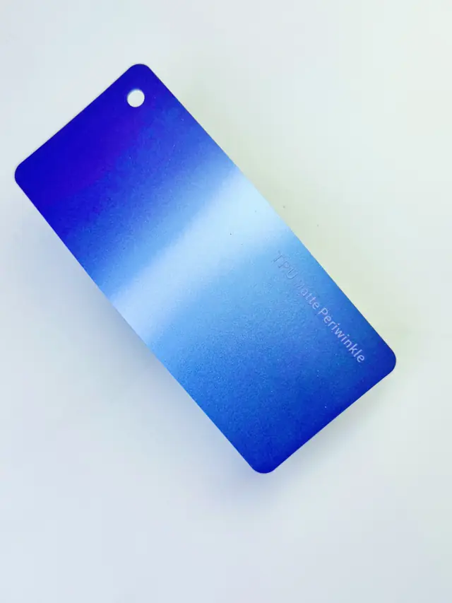 Matte Periwinkle PureShield colour PPF swatch