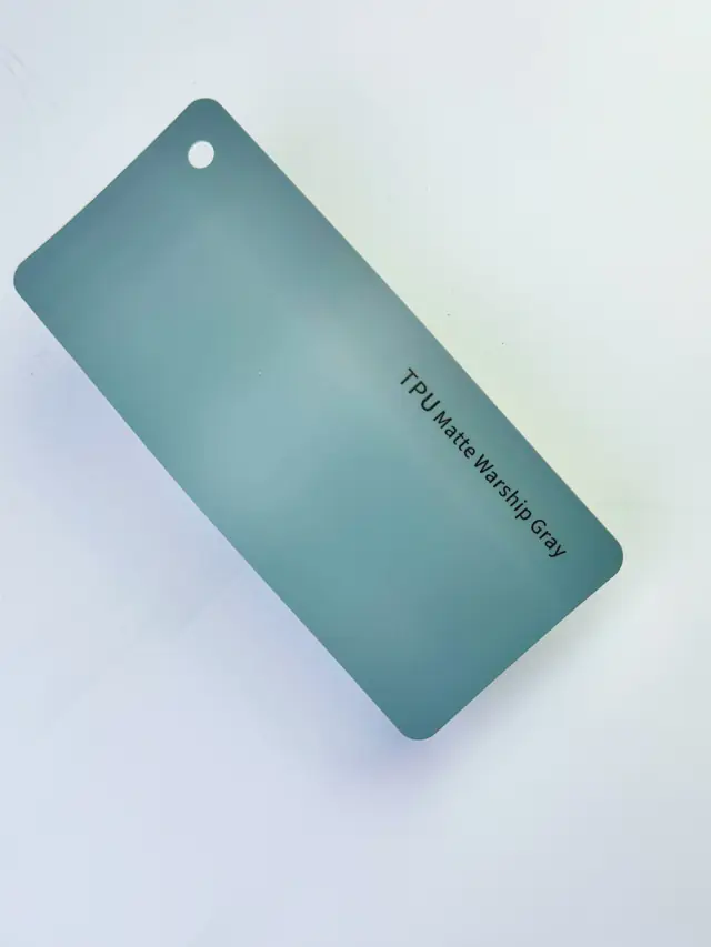 Matte Warship Gray PureShield colour PPF swatch