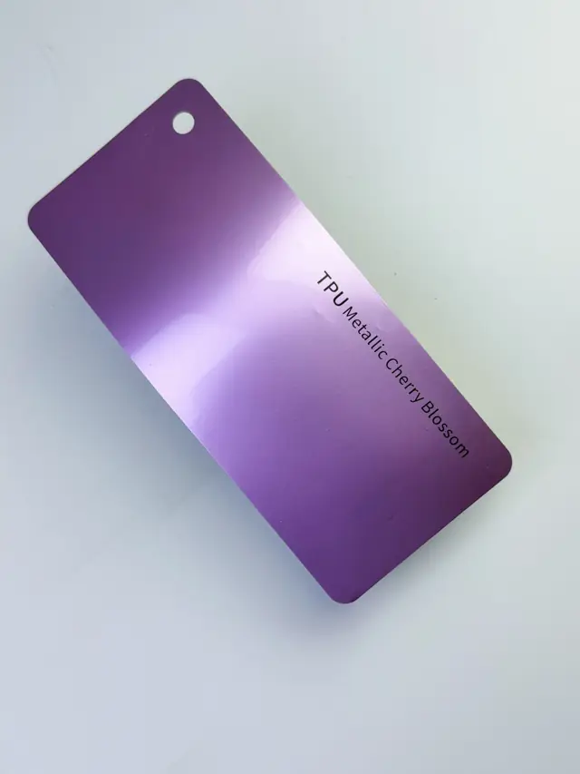 Metallic Cherry Blossom PureShield colour PPF swatch