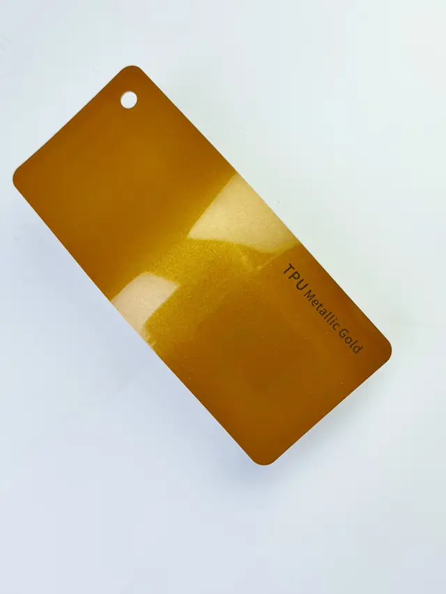 Metallic Gold PureShield colour PPF swatch