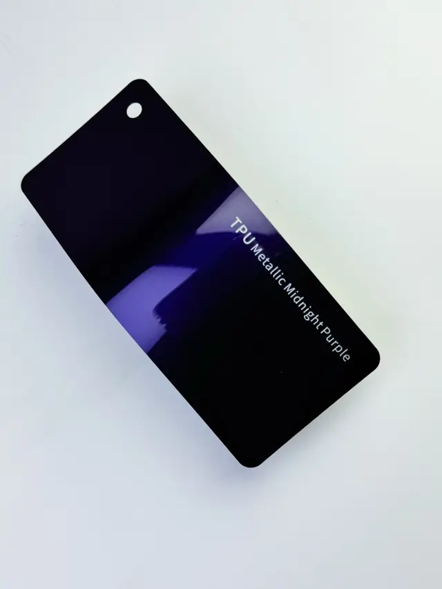 Metallic Midnight Purple PureShield colour PPF swatch