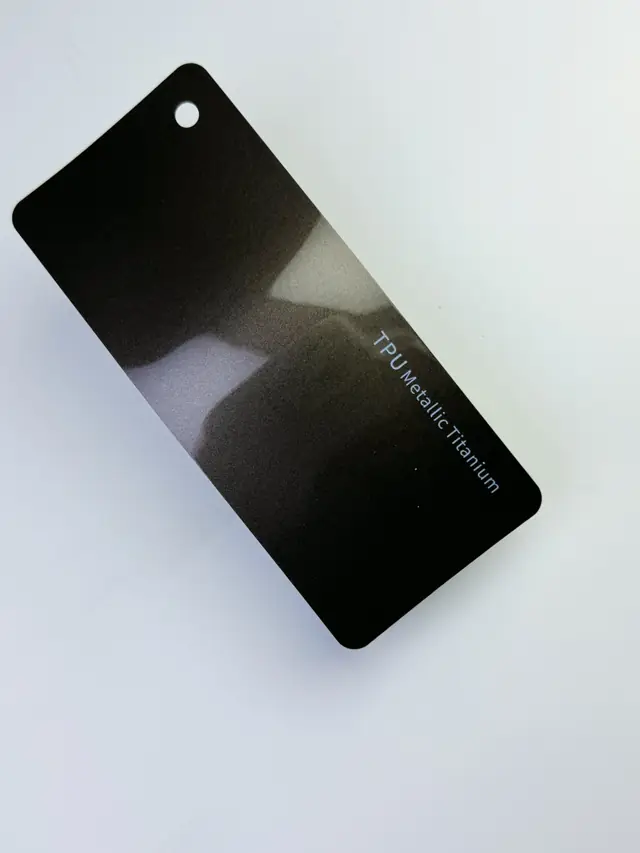 Metallic Titanium PureShield colour PPF swatch