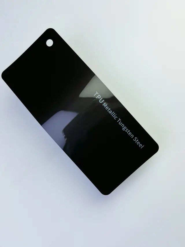 Metallic Tungsten Steel PureShield colour PPF swatch