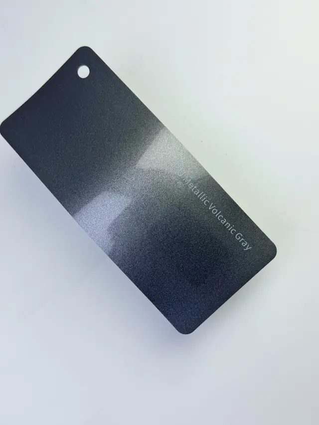 Metallic Volcanic Gray PureShield colour PPF swatch