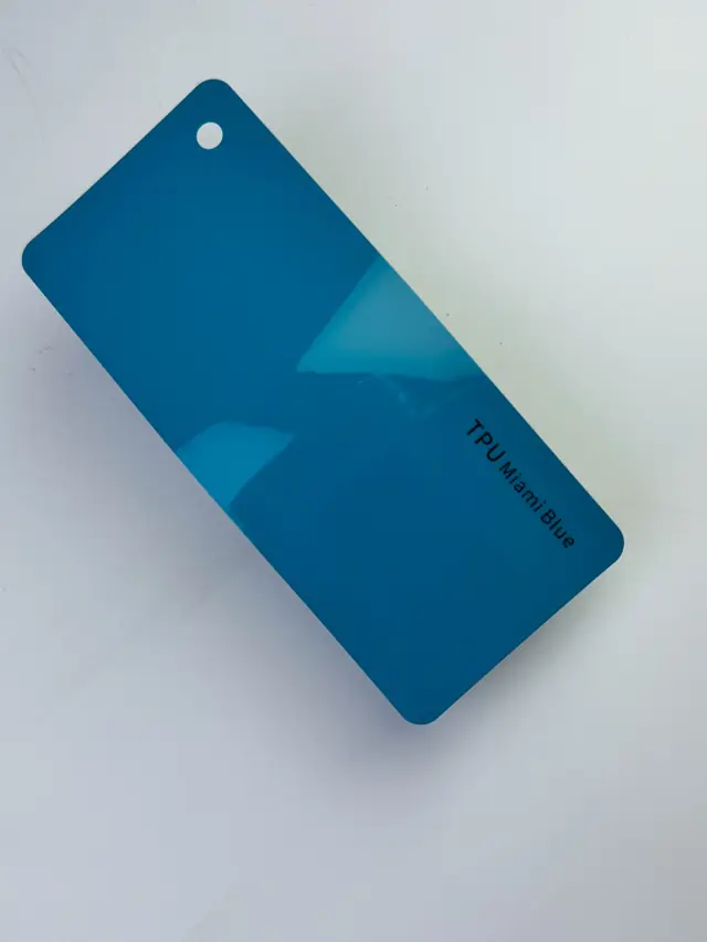 Miami Blue PureShield colour PPF swatch