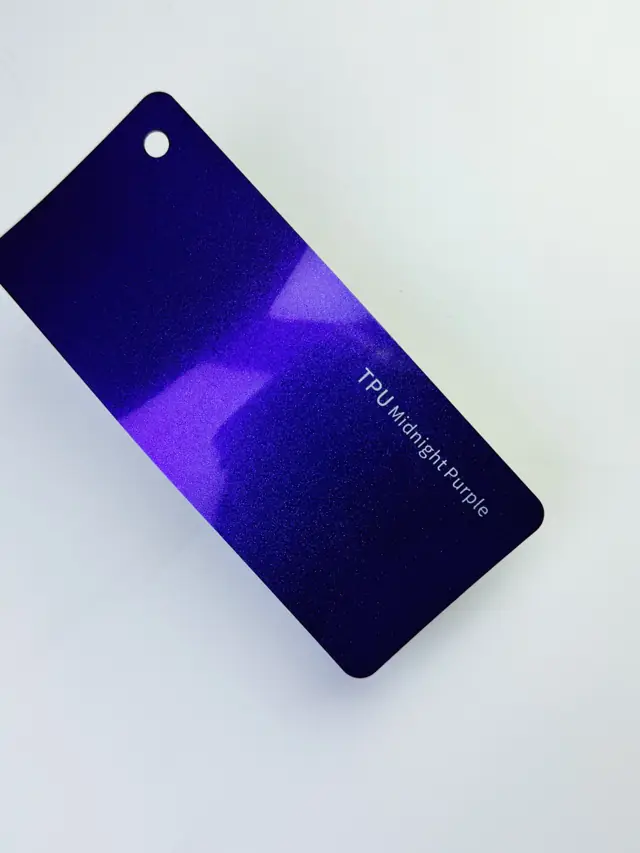 Midnight Purple PureShield colour PPF swatch