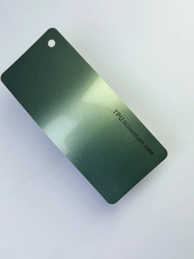 Millennium Jade PureShield colour PPF swatch