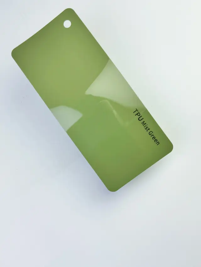 Mist Green PureShield colour PPF swatch