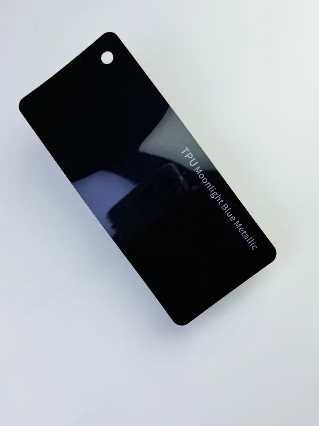 Moonlight Blue Metallic PureShield colour PPF swatch