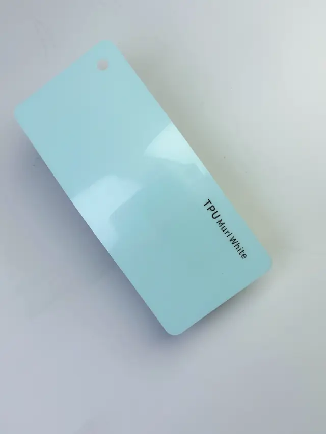 Muri White PureShield colour PPF swatch