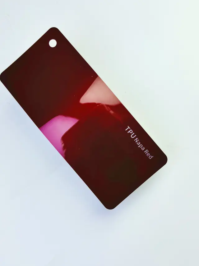 Napa Red PureShield colour PPF swatch
