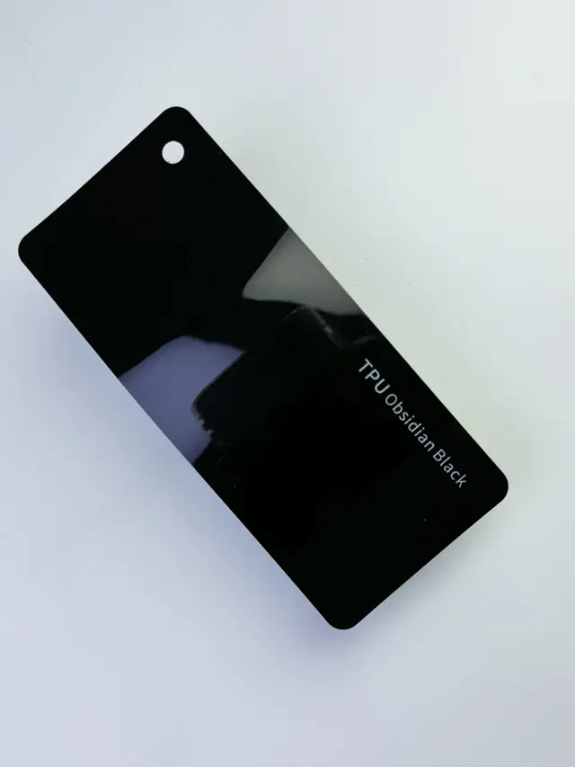 Obsidian Black PureShield colour PPF swatch