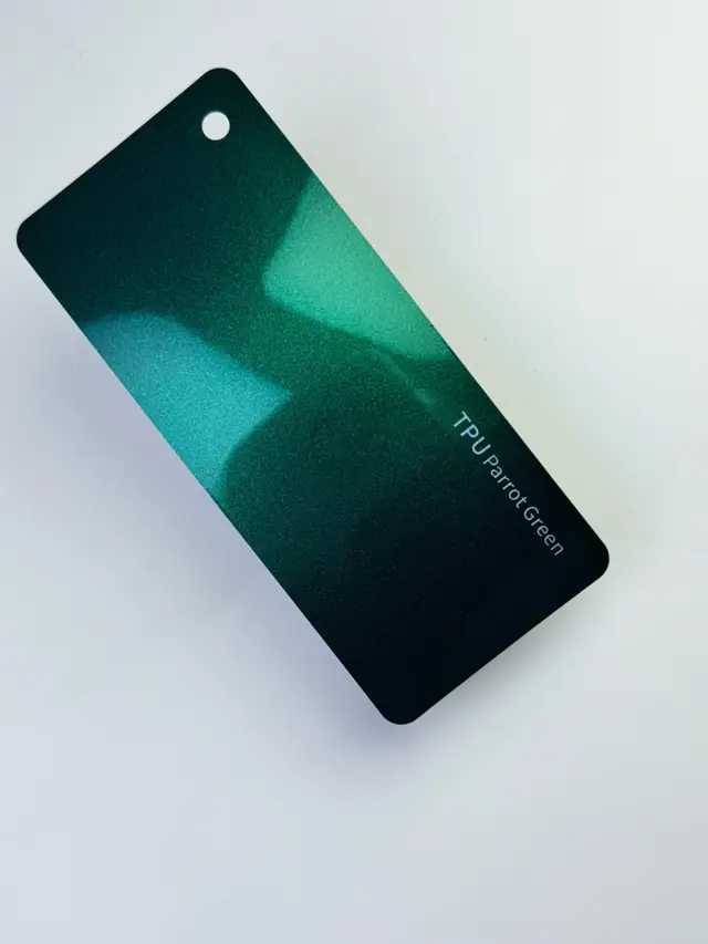 Parrot Green PureShield colour PPF swatch