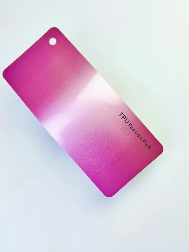 Passion Pink PureShield colour PPF swatch