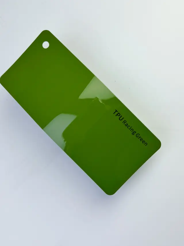 Racing Green PureShield colour PPF swatch