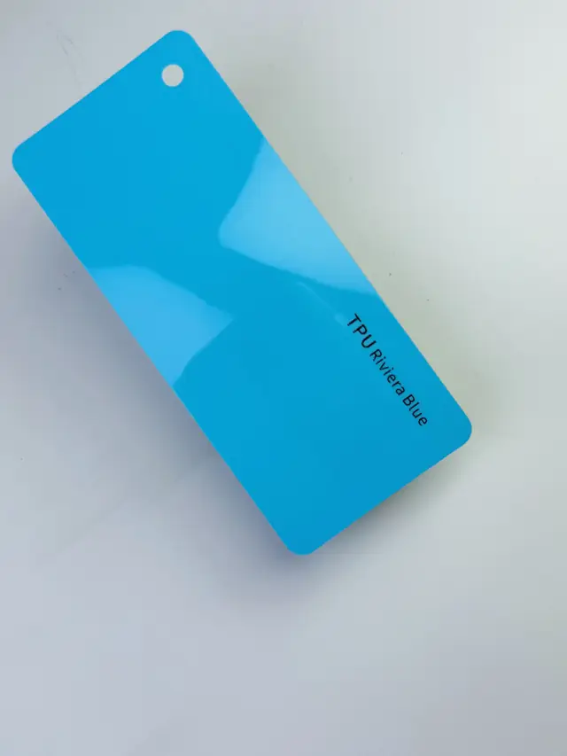 Riviera Blue PureShield colour PPF swatch
