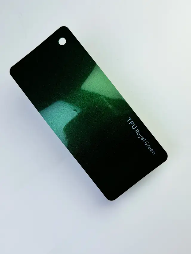 Royal Green PureShield colour PPF swatch