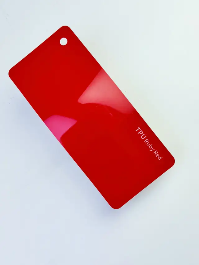 Ruby Red PureShield colour PPF swatch