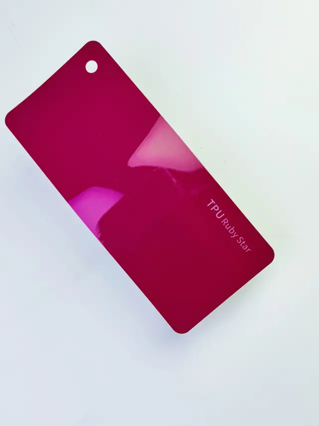 Ruby Star PureShield colour PPF swatch