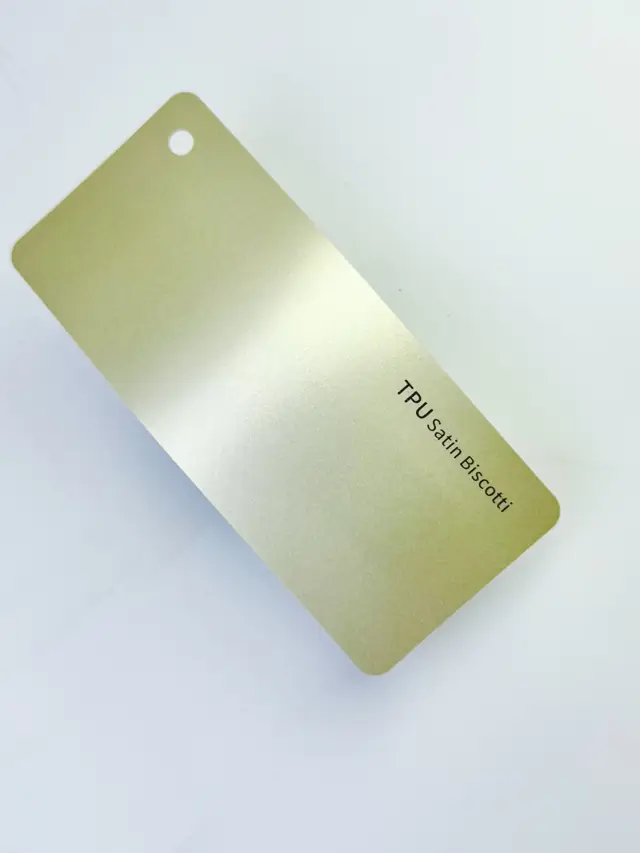 Satin Biscotti PureShield colour PPF swatch